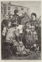 Malen in der Natur im Freien